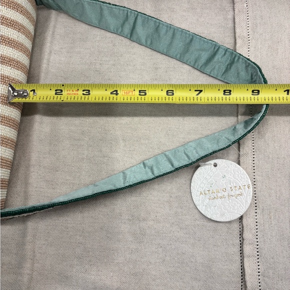 Altar'd State Beaded Shoulder Bag - Green and Beige Striped - Boho - Picture 12 of 12